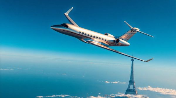 Discover luxury travel: private jet from London to Paris